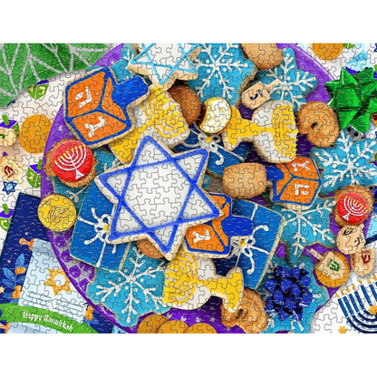 Hanukkah Cookies 500 Piece Jigsaw Puzzle Springbok