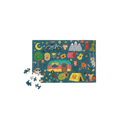 Happy Campers 150 Piece Mini Jigsaw Puzzle Micro Puzzles