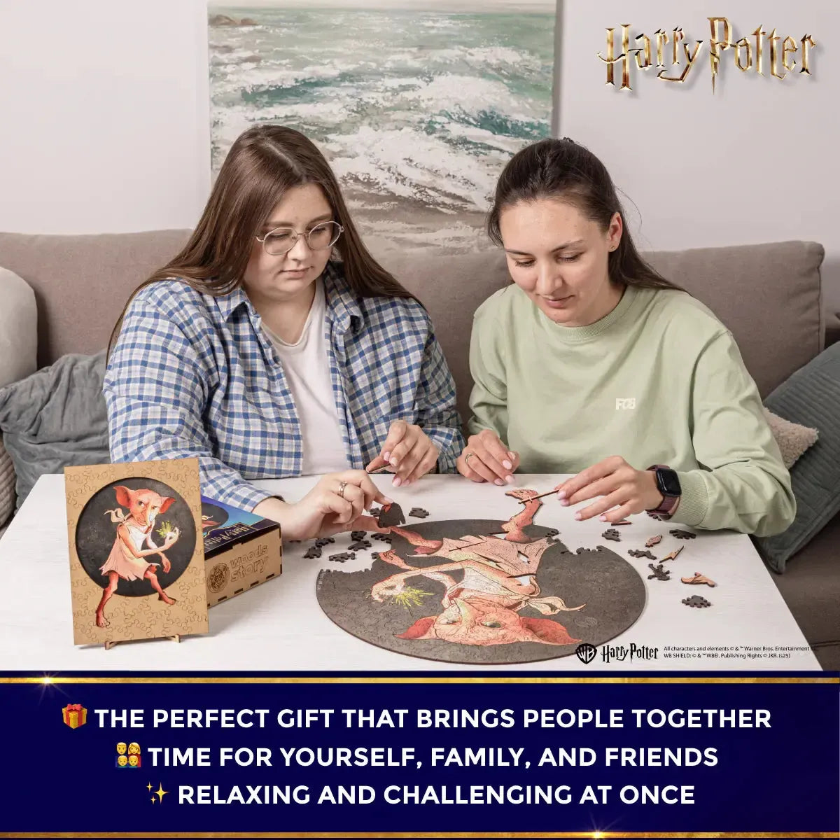 Harry Potter Dobby Wooden Jigsaw Puzzle Woods Story