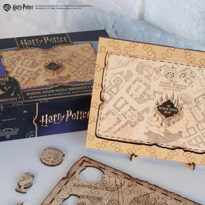 Harry Potter Marauder's Map Wooden Jigsaw Puzzle Woods Story