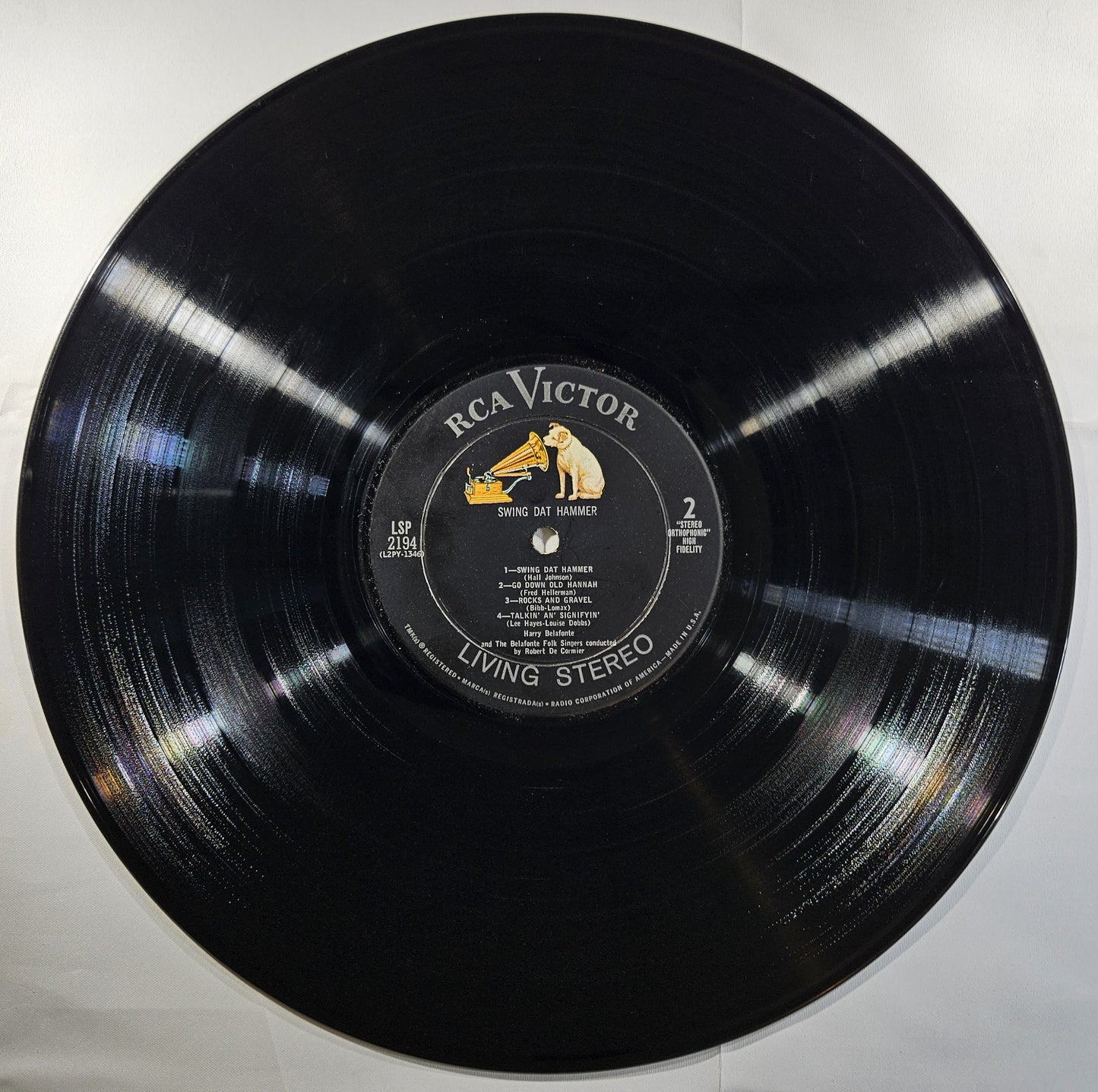 Harry Belafonte - Swing Dat Hammer [1960 Rockaway Press] [Used Vinyl Record LP]