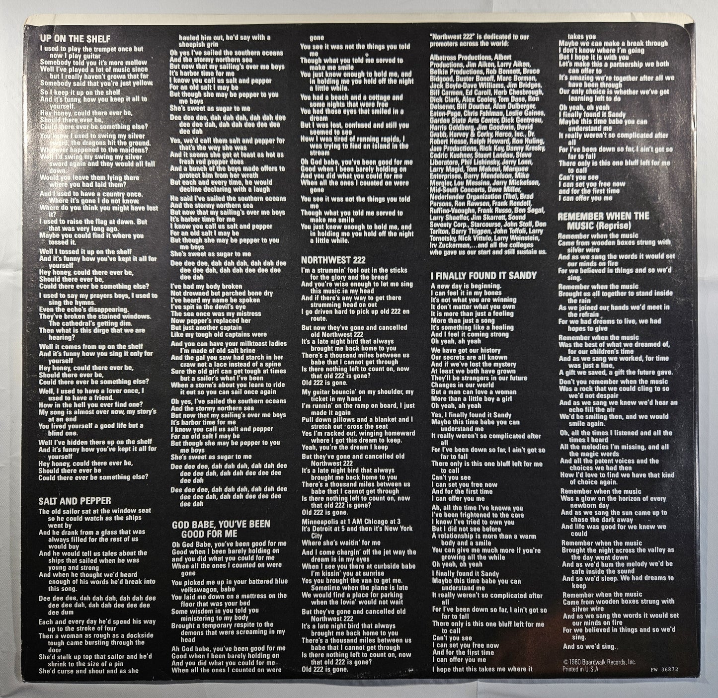 Harry Chapin - Sequel [1980 Santa Maria Pressing] [Used Vinyl Record LP]