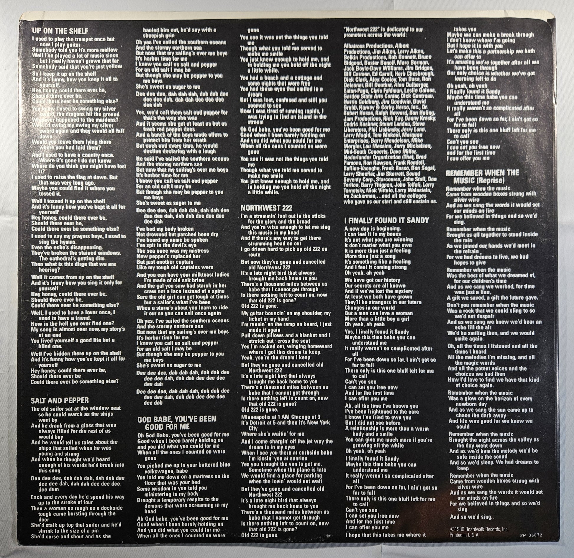 Harry Chapin - Sequel [1980 Santa Maria Pressing] [Used Vinyl Record LP]