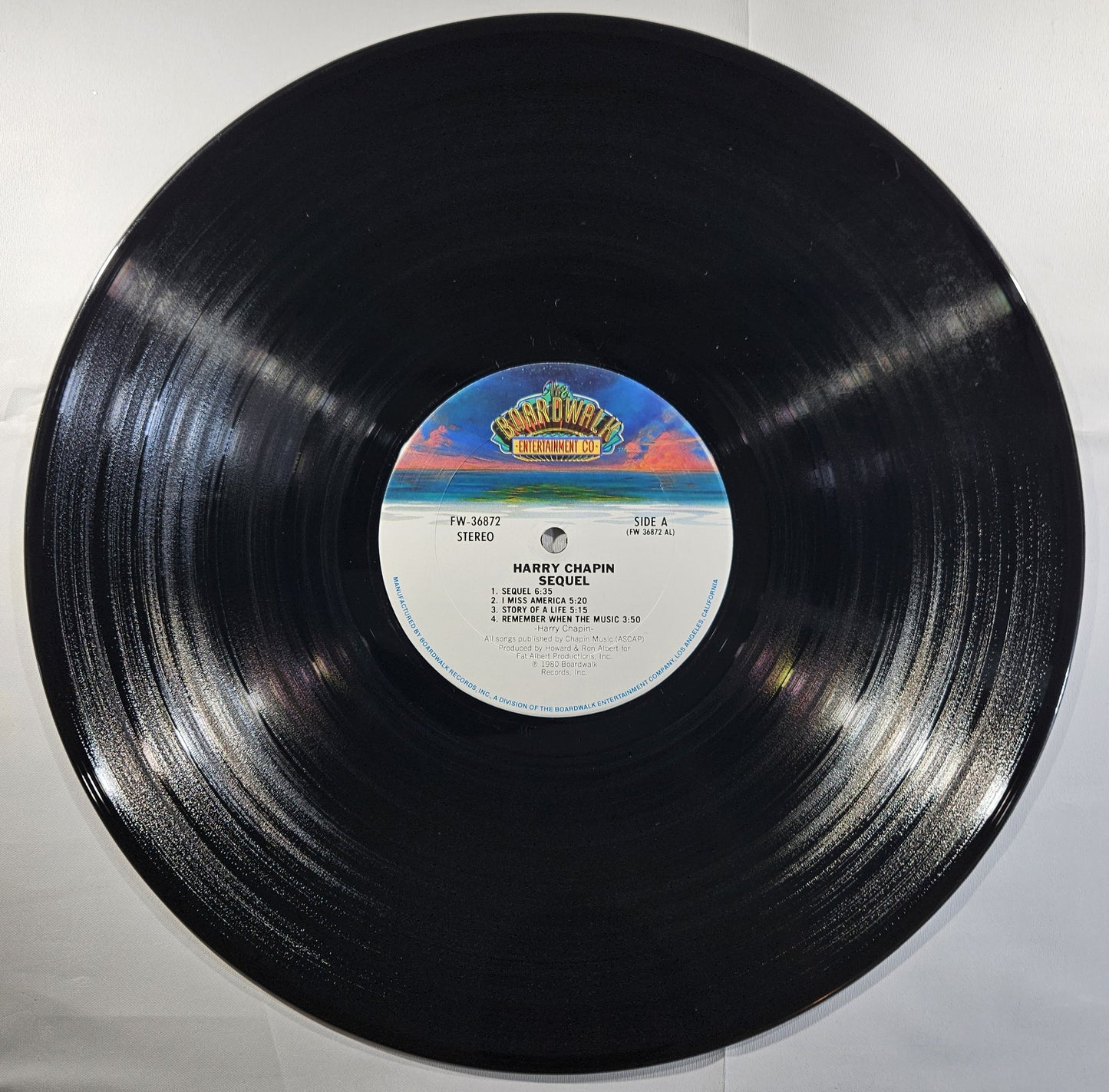 Harry Chapin - Sequel [1980 Santa Maria Pressing] [Used Vinyl Record LP]