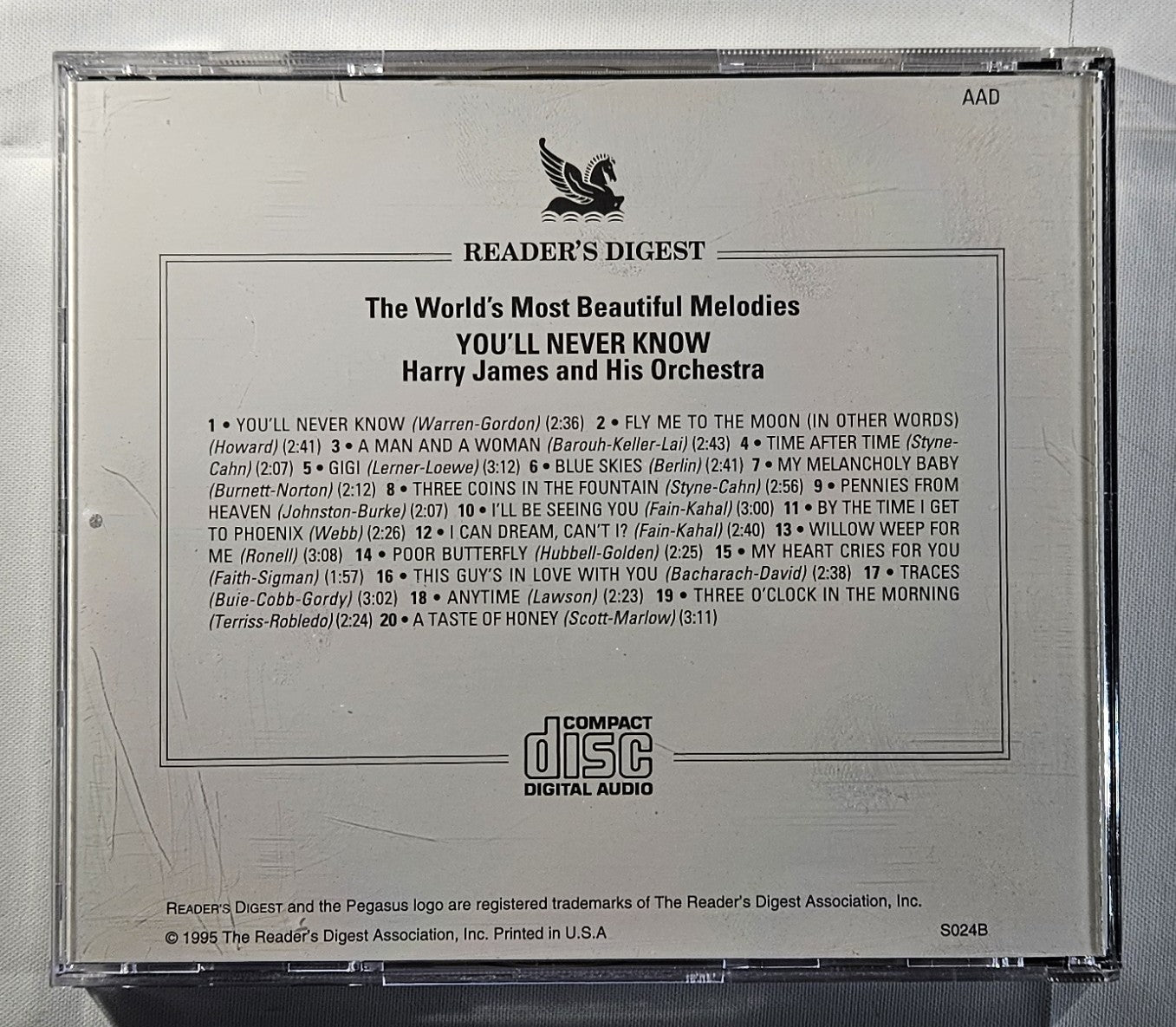Harry James & His Orchestra - You'll Never Know [1995 Compilation] [Used CD]