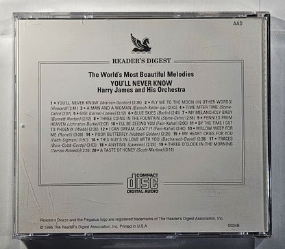 Harry James & His Orchestra - You'll Never Know [1995 Compilation] [Used CD]