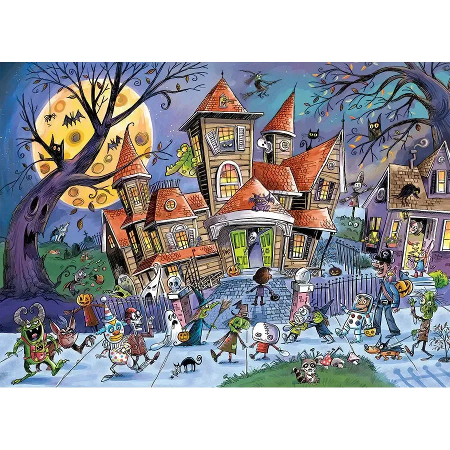 Haunted House 350 Piece Family Jigsaw Puzzle Cobble Hill