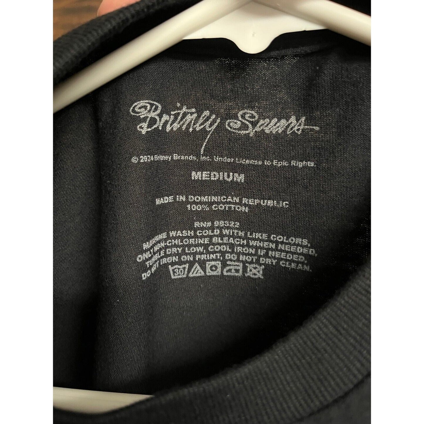 Britney Spears Mens T-shirt - Britney Jean Album Cover Licensed / New