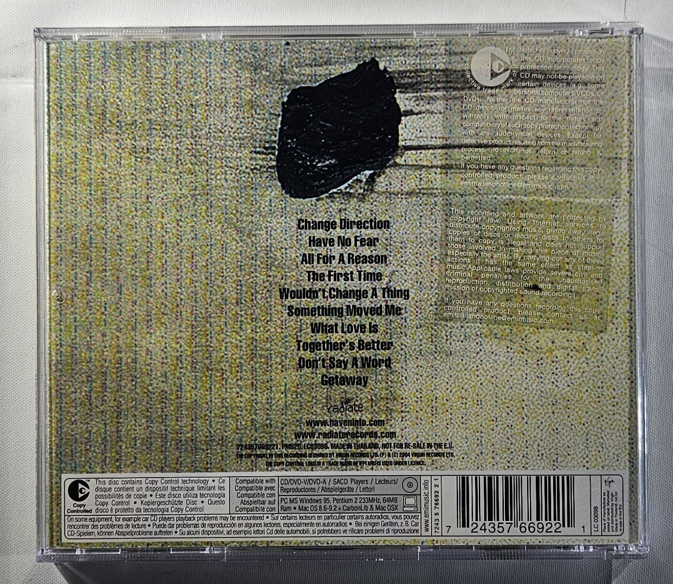 Haven - All for a Reason [2004 Used CD]