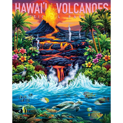 Hawaii Volcanoes National Park 210 Piece Jigsaw Puzzle Boardwalk