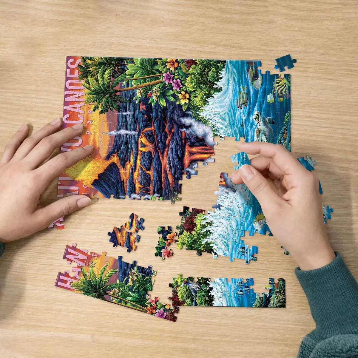 Hawaii Volcanoes National Park 210 Piece Jigsaw Puzzle Boardwalk
