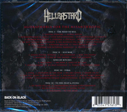 Hellbastard - Agoraphobia for the Misanthropic [2023 Compilation] [New 4x CD]