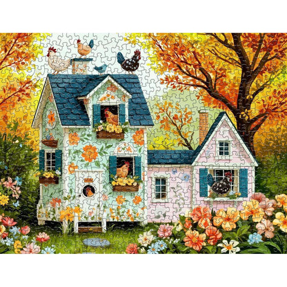 Hen House Hideaway 500 Piece Jigsaw Puzzle Springbok