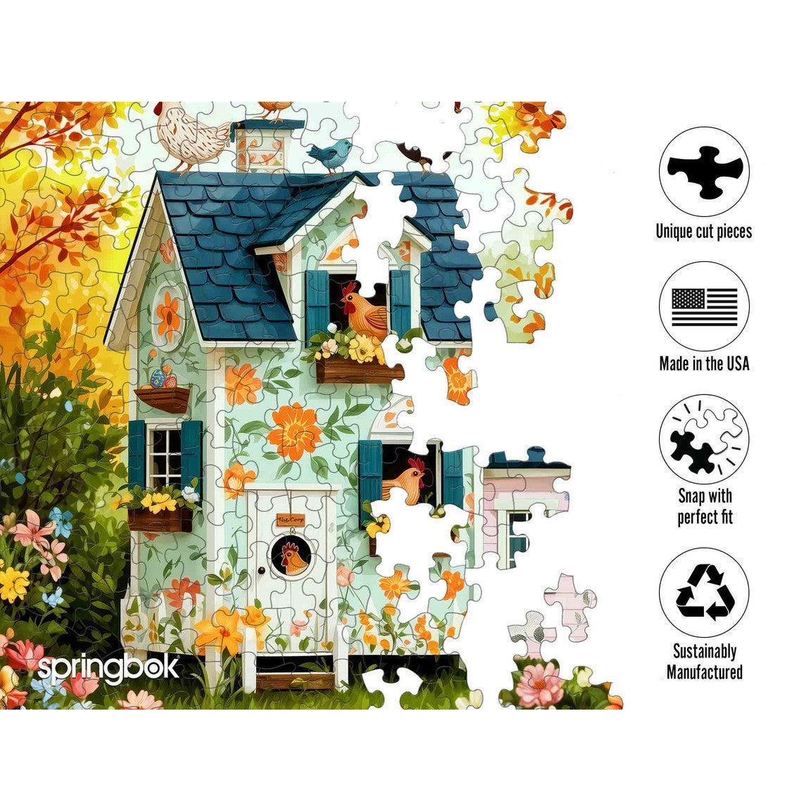 Hen House Hideaway 500 Piece Jigsaw Puzzle Springbok