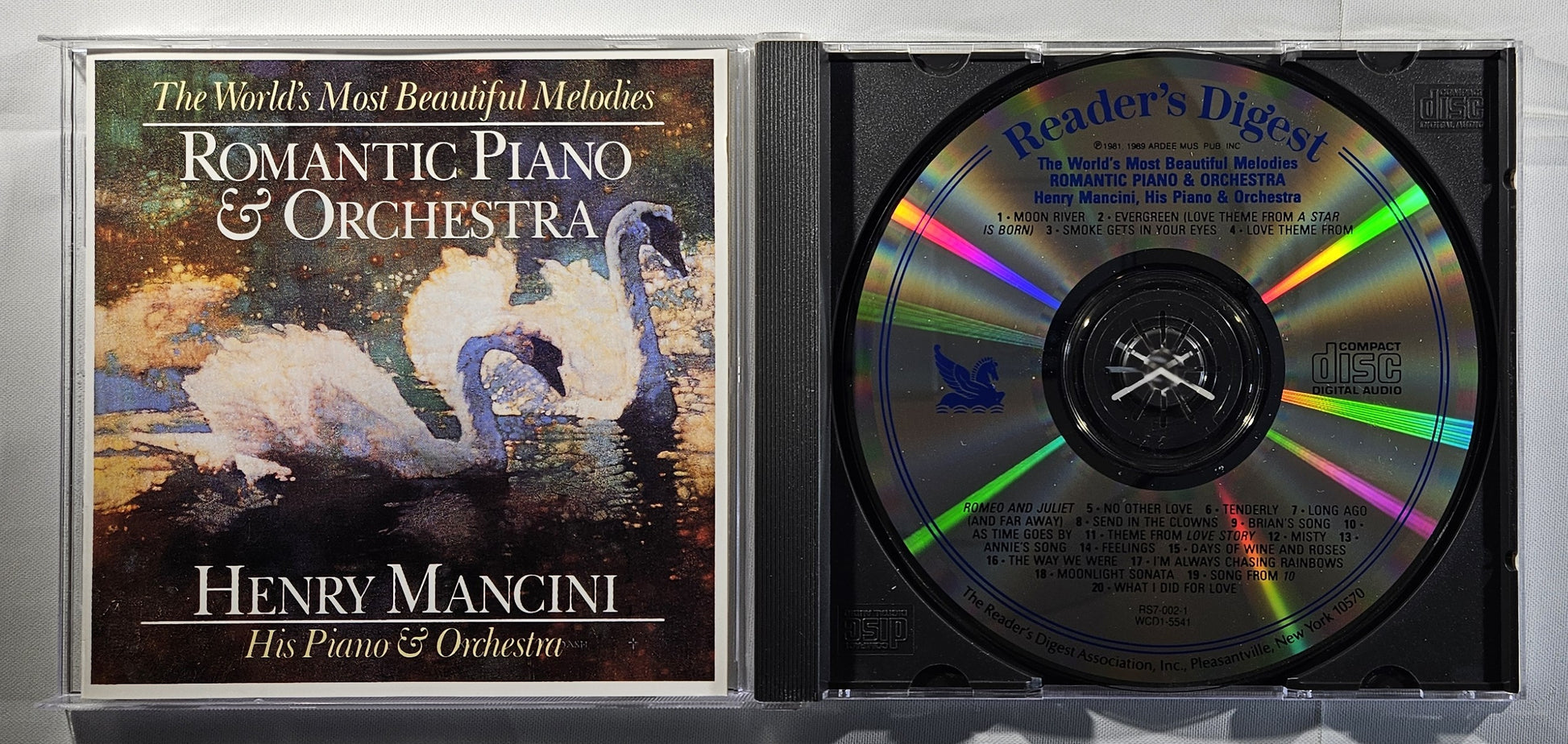 Henry Mancini His Piano & Orchestra - Romantic Piano & Orchestra [1989 Used CD]