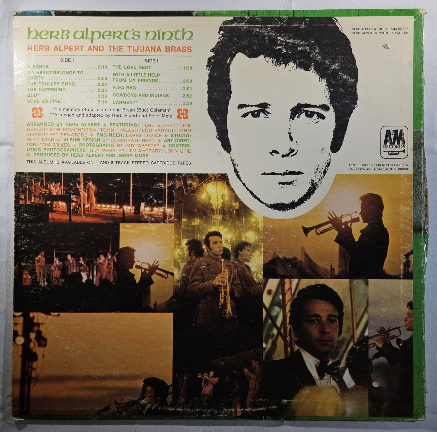Herb Alpert and The Tijuana Brass - Herb Alpert's Ninth [1967 Terre Haute Press] [Used Vinyl Record LP] [C]