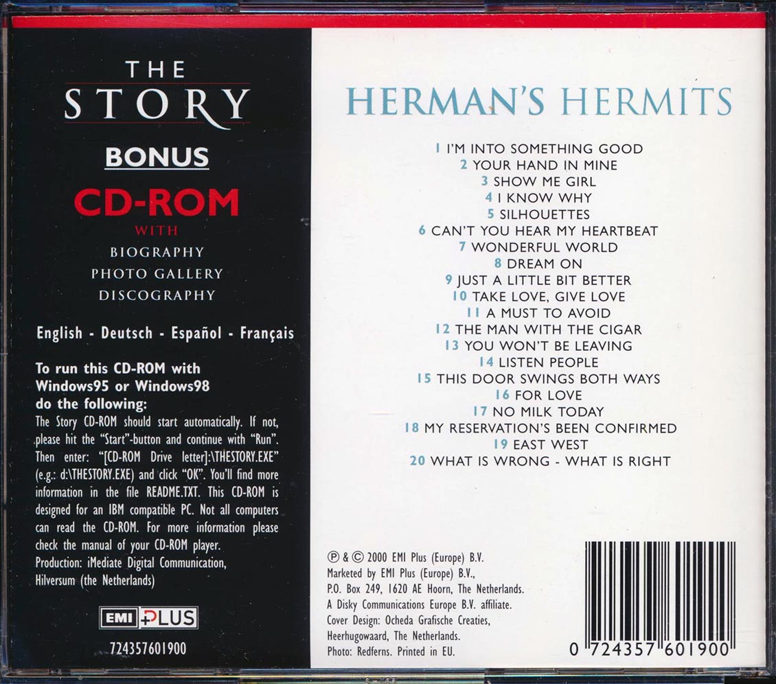 Herman's Hermits - The Story [2000 Compilation] [New Double CD]