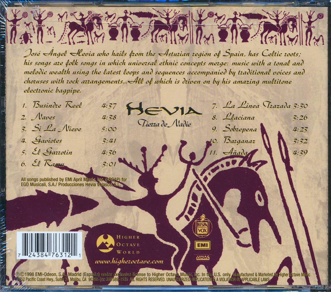 Hevia - Tierra De Nadie [1998 New CD]