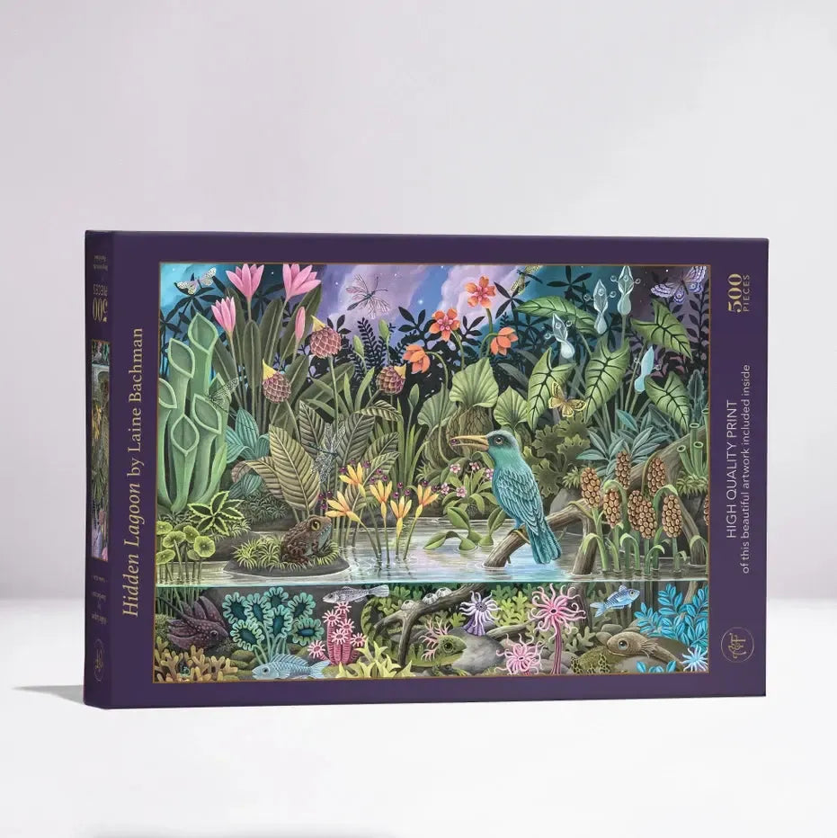 Hidden Lagoon 500 Piece Premium Jigsaw Puzzle Art & Fable