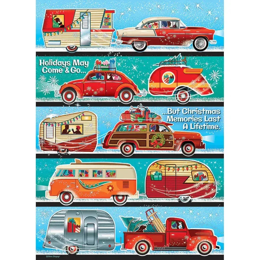 Holiday Hustle 1000 Piece Jigsaw Puzzle Cobble Hill