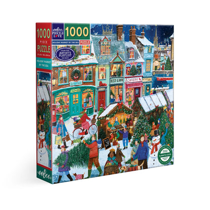 Holiday Market by the Sea 1000 Piece Jigsaw Puzzle eeBoo