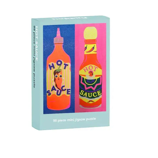 Hot Sauce 99 Piece Mini Jigsaw Puzzle Happily