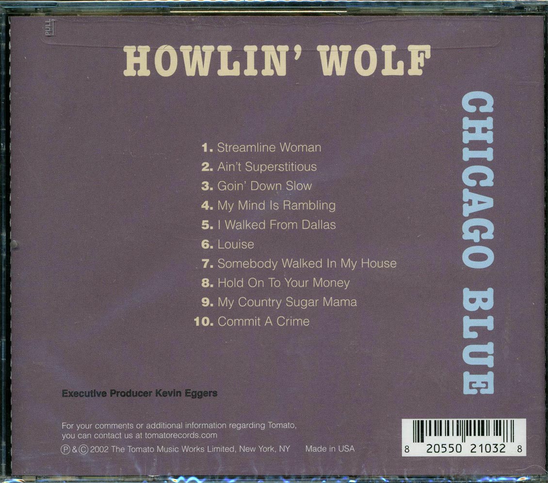 Howlin' Wolf - Chicago Blue [1995 Reissue Compilation] [New CD]