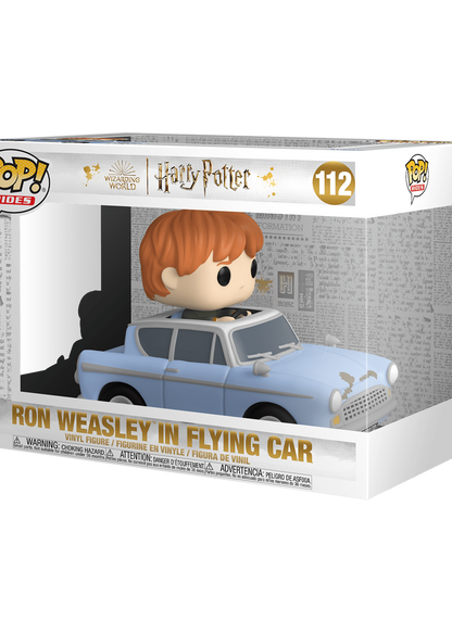 Funko Pop Harry Potter   Ron Weasley In Flying Car