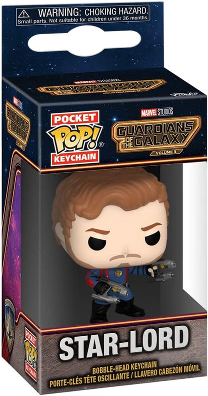 Funko Pop Keychain Guardians Of The Galaxy Volume 3   Star Lord