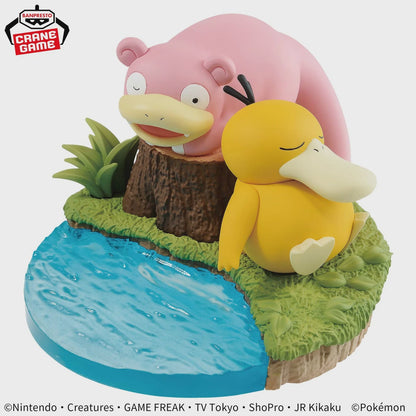 Pokemon Relaxing Time Psyduck  Slowpoke Figure