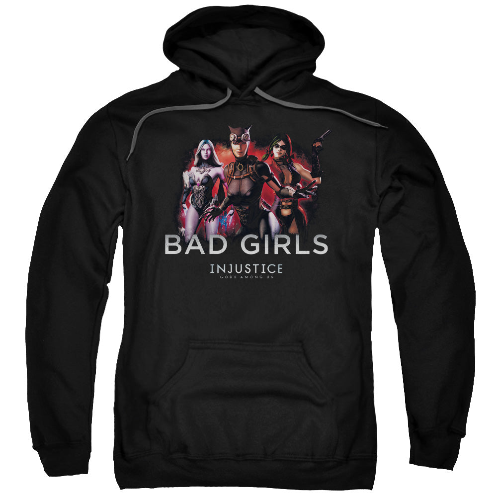 Injustice Gods Among Us Bad Girls Mens Hoodie Black