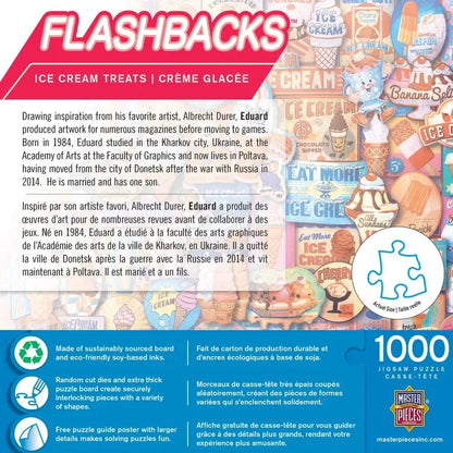 Ice Cream Treats Flashbacks 1000 Piece Jigsaw Puzzle MasterPieces