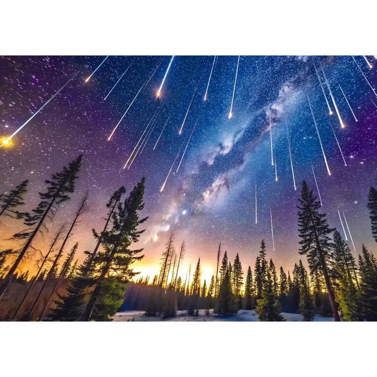 Illuminating Meteor Shower 1000 Piece Jigsaw Puzzle Trefl