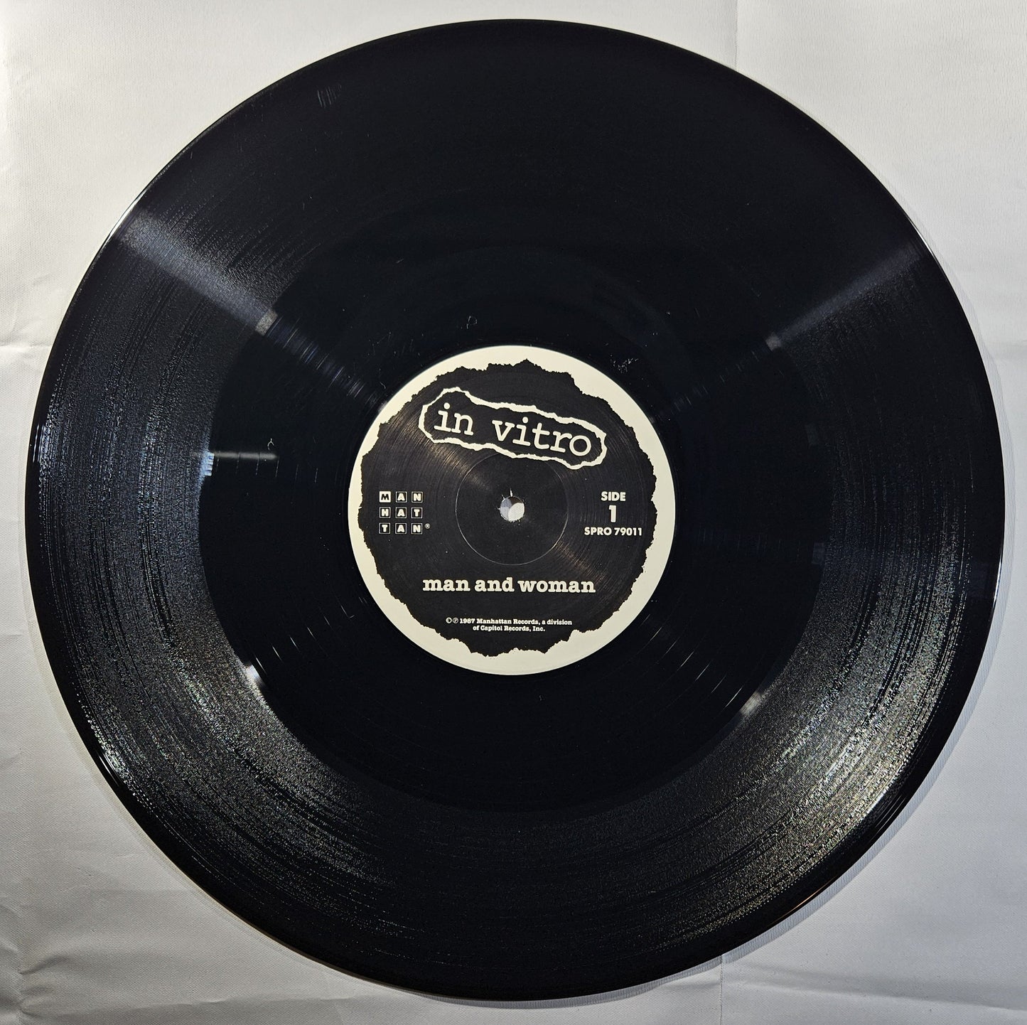 In Vitro - Man and Woman [1987 Promo] [Used Vinyl Record 12" Single]