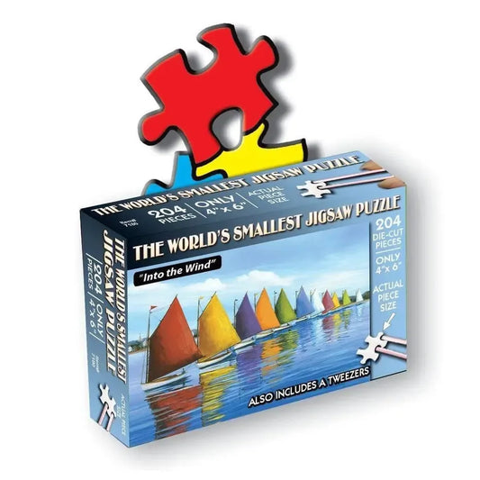 Into the Wind 234 Piece "World's Smallest" Jigsaw Puzzle TDC