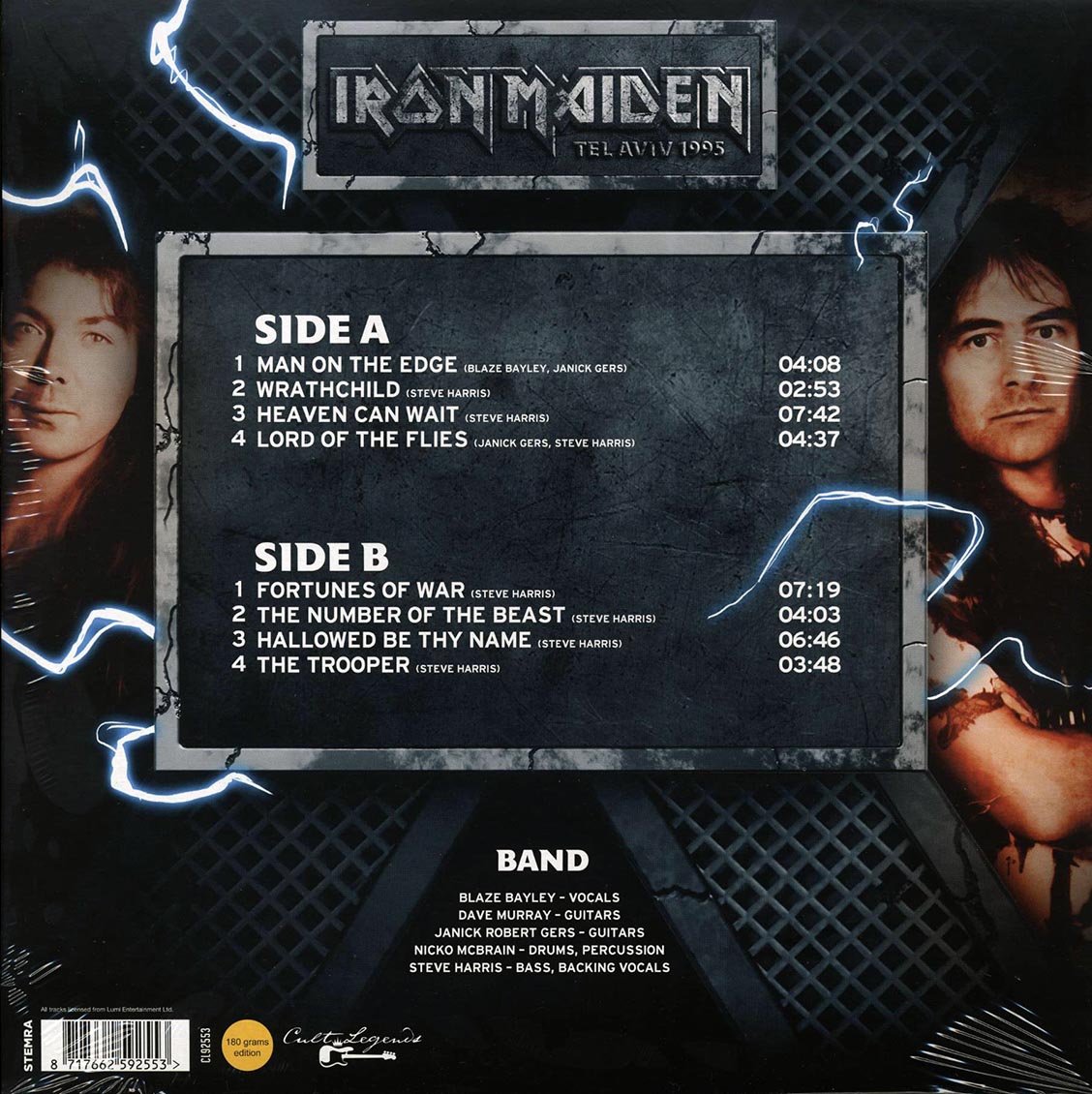 Iron Maiden - Tel Aviv 1995 [2023 Unofficial] [New Vinyl Record LP]