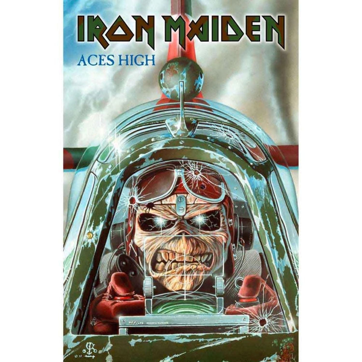Iron Maiden - Aces High Textile Poster Flag