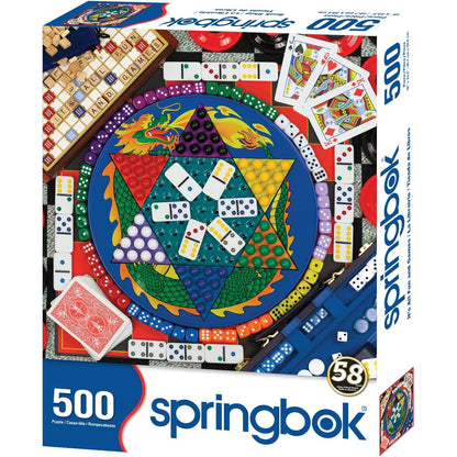 It's All Fun & Games 500 Piece Jigsaw Puzzle Springbok