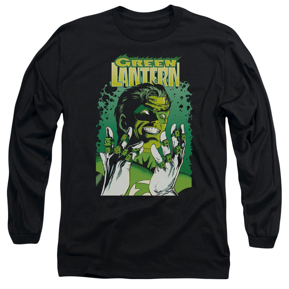 Justice League Gl #49 Cover Mens Long Sleeve Shirt Black Officially Licensed