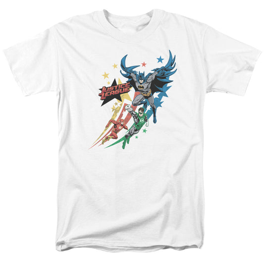 Justice League Of America Allegiance Mens T Shirt White Officially Licensed