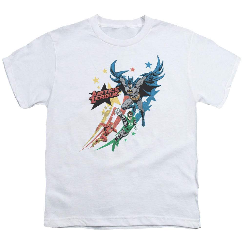 Justice League Allegiance Kids Youth T Shirt White Officially Licensed
