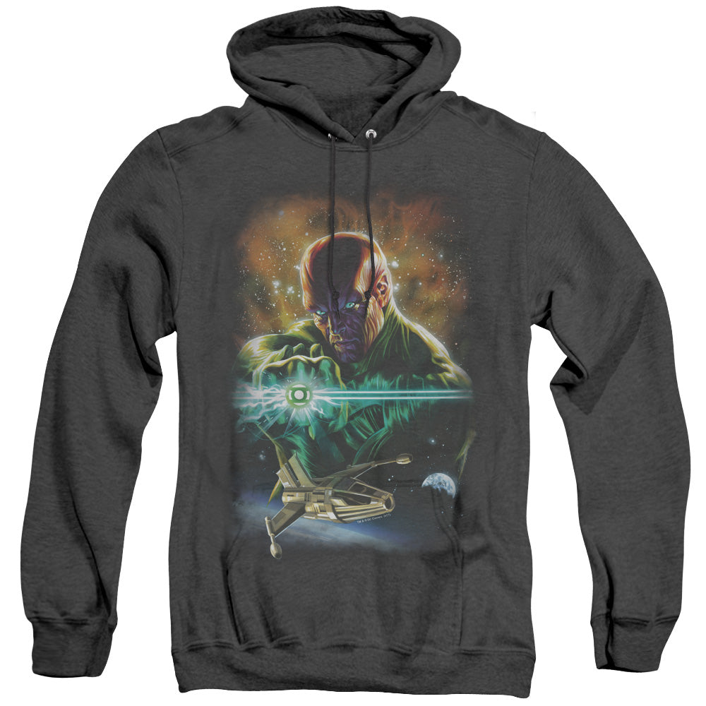Justice League(Gl) Abin Sur Heather Mens Hoodie Black Officially Licensed