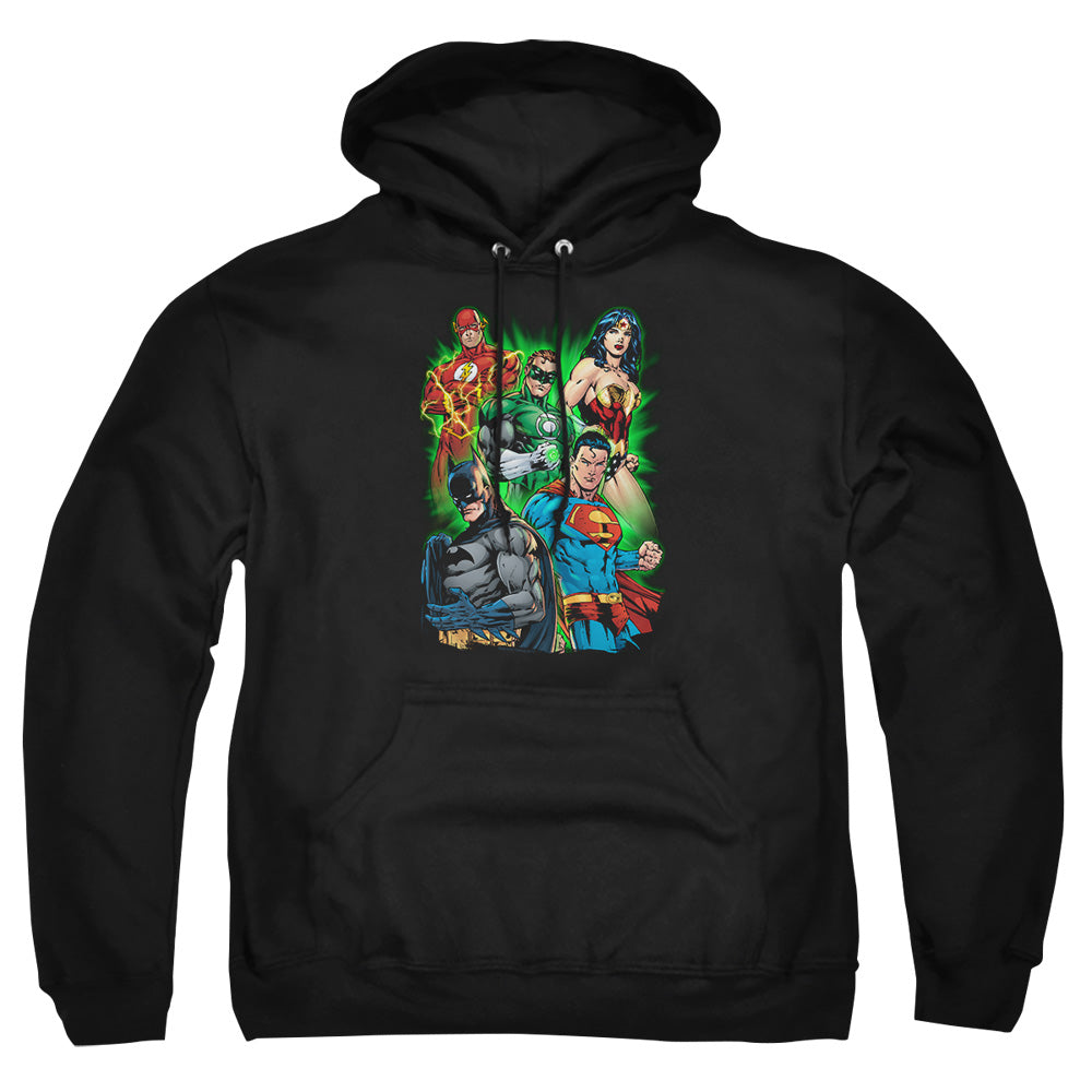 Justice League Of America Will Power Mens Hoodie Black Officially Licensed