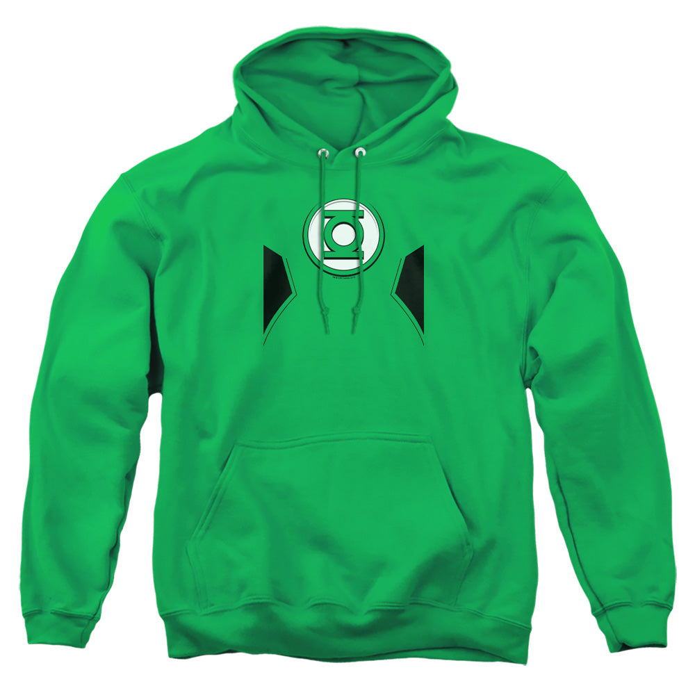 Justice League Of America New Gl Uniform Mens Hoodie Kelly Green Officially Licensed