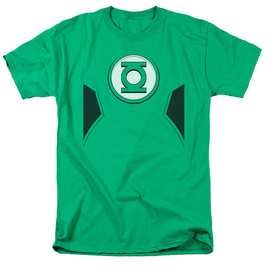 Justice League New Green Lantern Uniform Mens T Shirt Kelly Green Officially Licensed