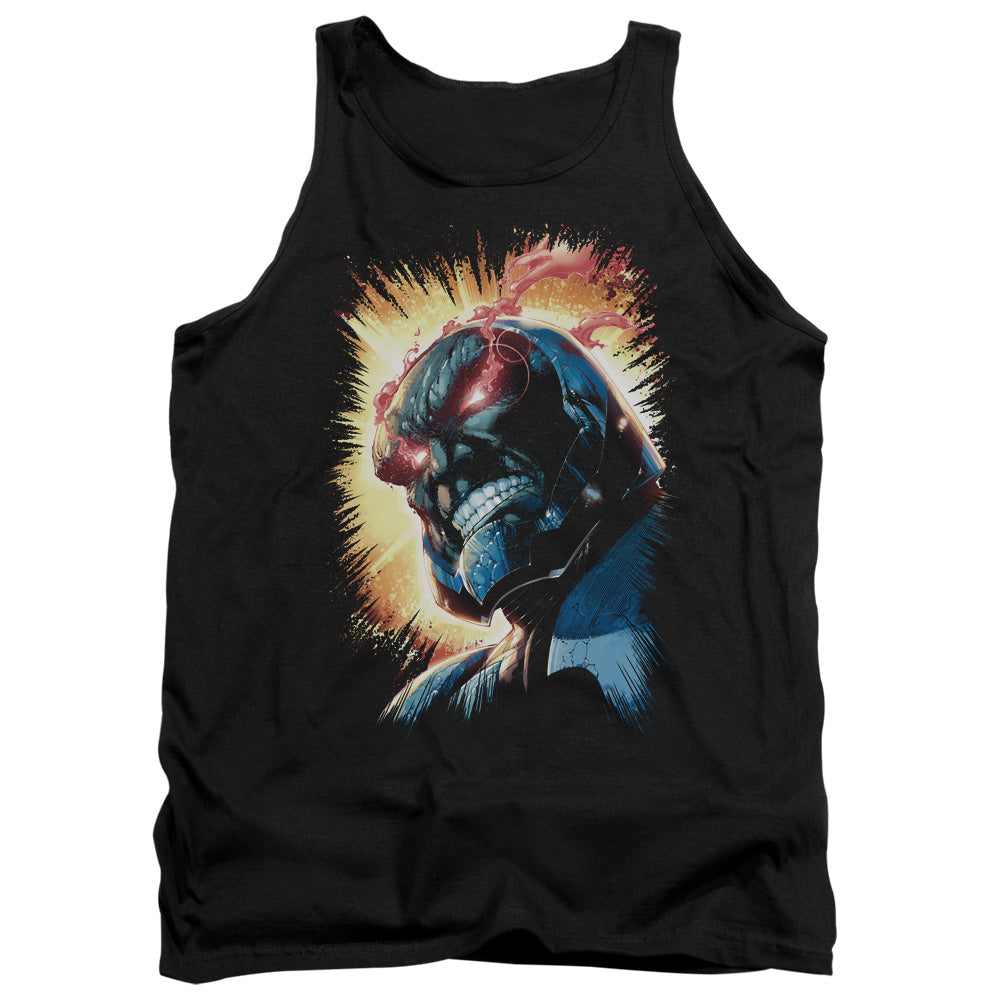 Justice League Darkseid is Mens Tank Top Shirt Black Officially Licensed