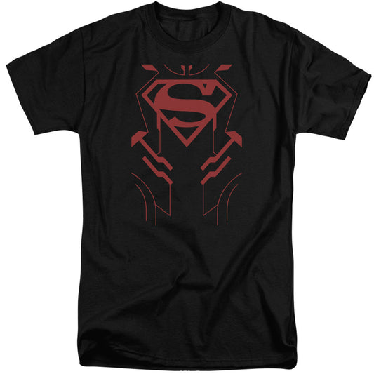 Justice League Of America Superboy Mens Tall T Shirt Black Officially Licensed