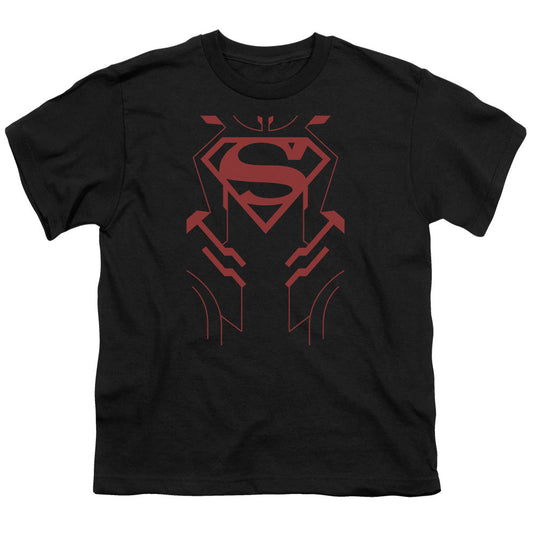 Justice League Superboy Kids Youth T Shirt Black Officially Licensed