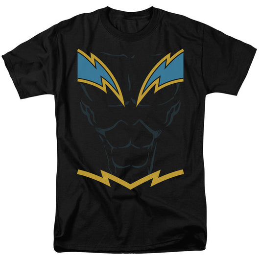 Justice League Black Lightning Mens T Shirt Black Officially Licensed