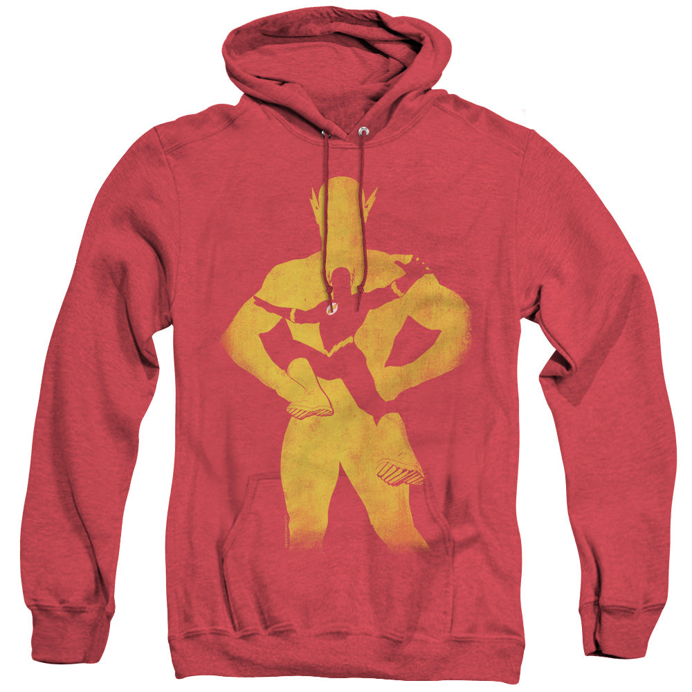 Justice League Flash Knockout Heather Mens Hoodie Red Officially Licensed